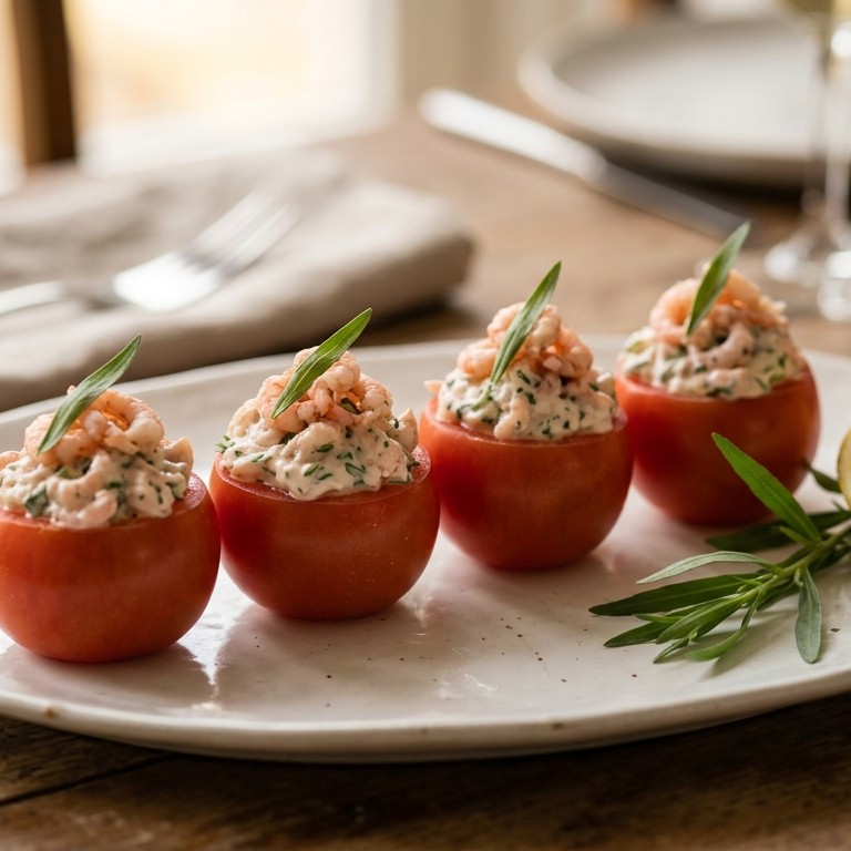 Gevulde tomaten (garnalen) recept