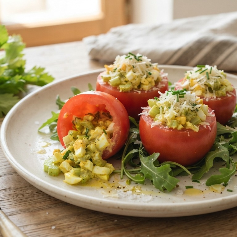 Gevulde tomaten met selderij recept