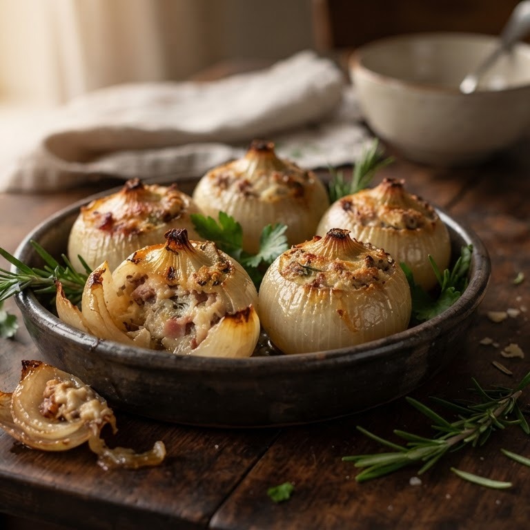 Gevulde uien recept