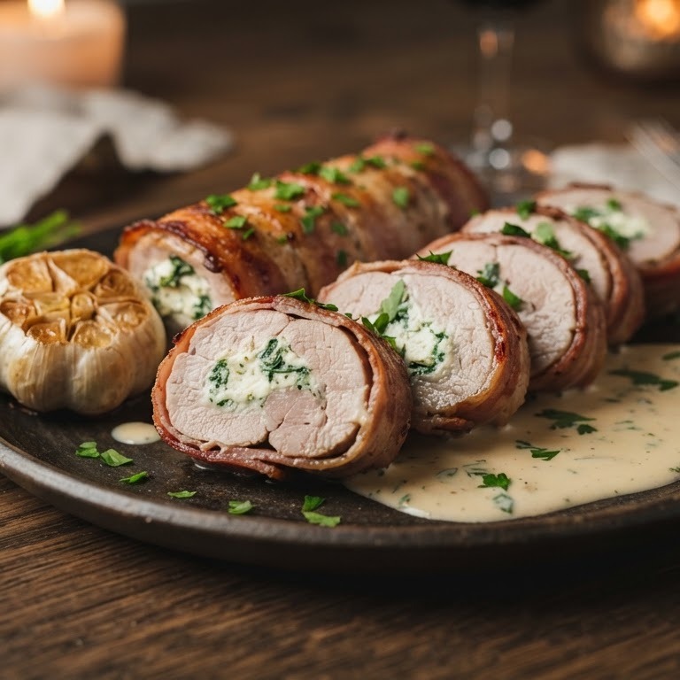 Gevulde varkenshaas recept