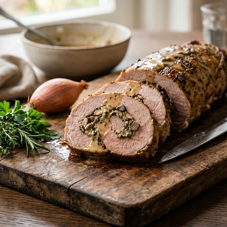 Gevulde Varkenshaas recept