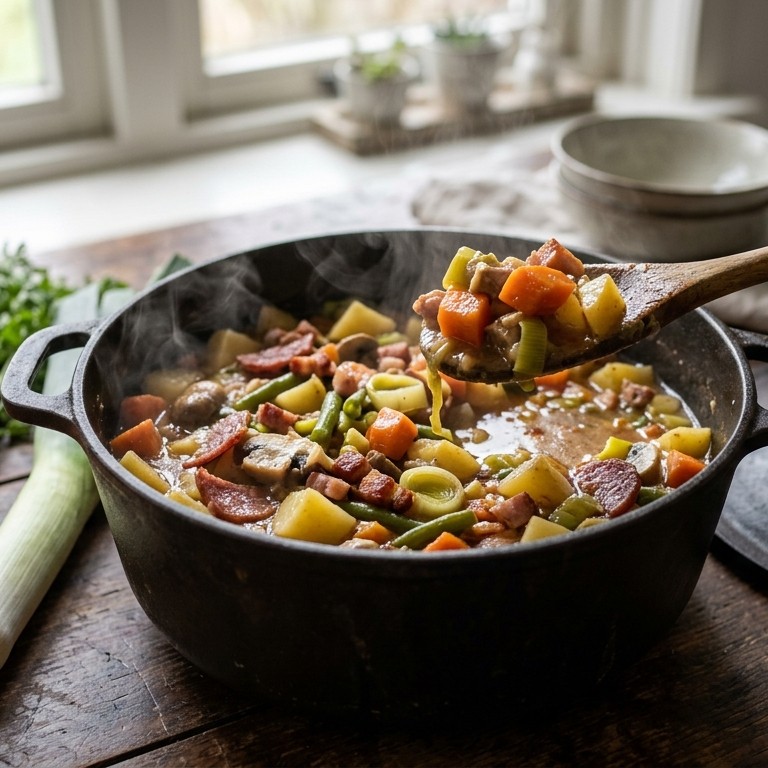Gevulde Winterstoofschotel recept