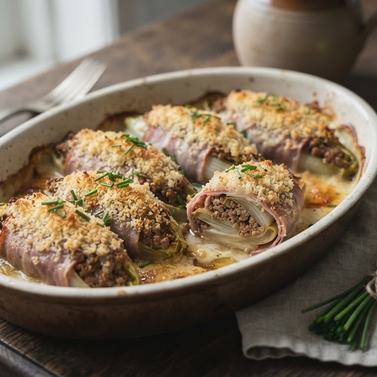 Gevulde witlof recept