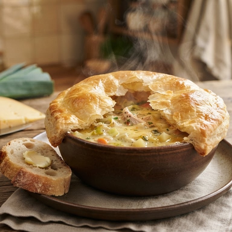Gezonde maaltijdsoep met een dakje recept