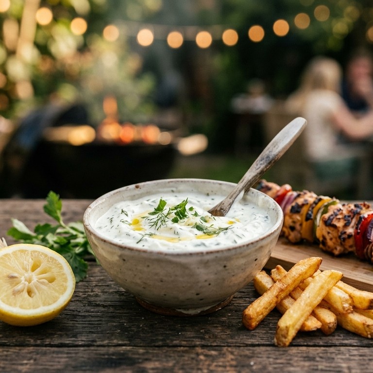 Gezonde snelle knoflooksaus recept