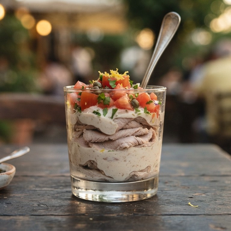 Glaasje met vitello tonnato recept