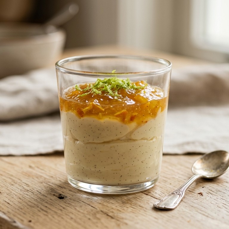 Glaasje Zwitserse room met marmelade recept