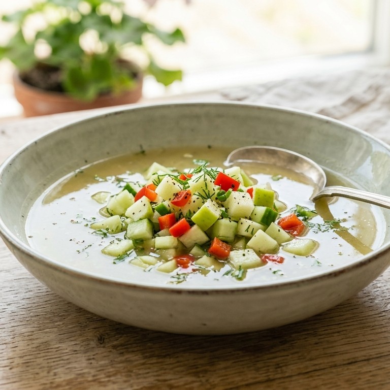 Glutenvrije soep voor een warme dag recept