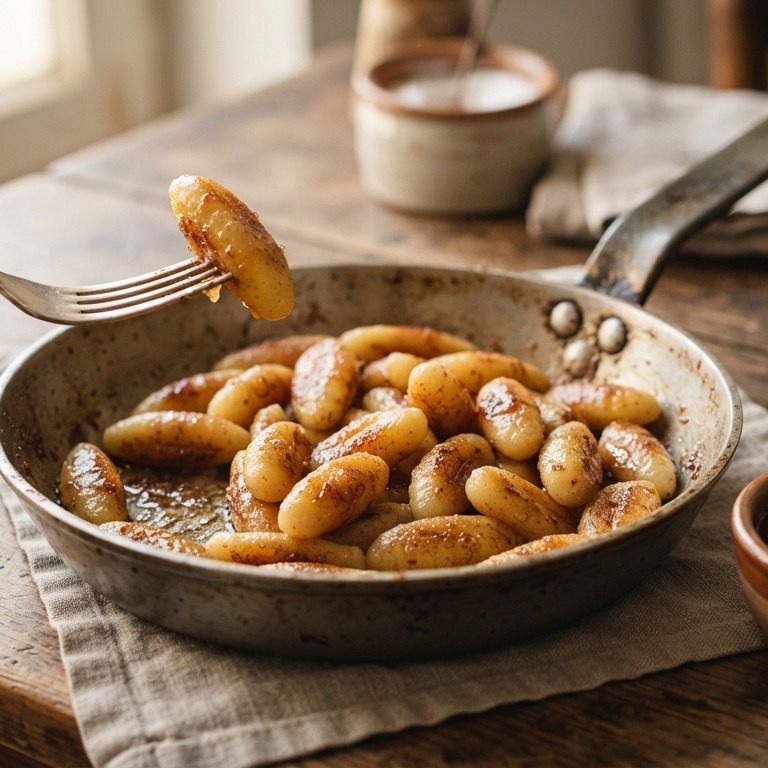 Gnochi met kaneelsuiker recept