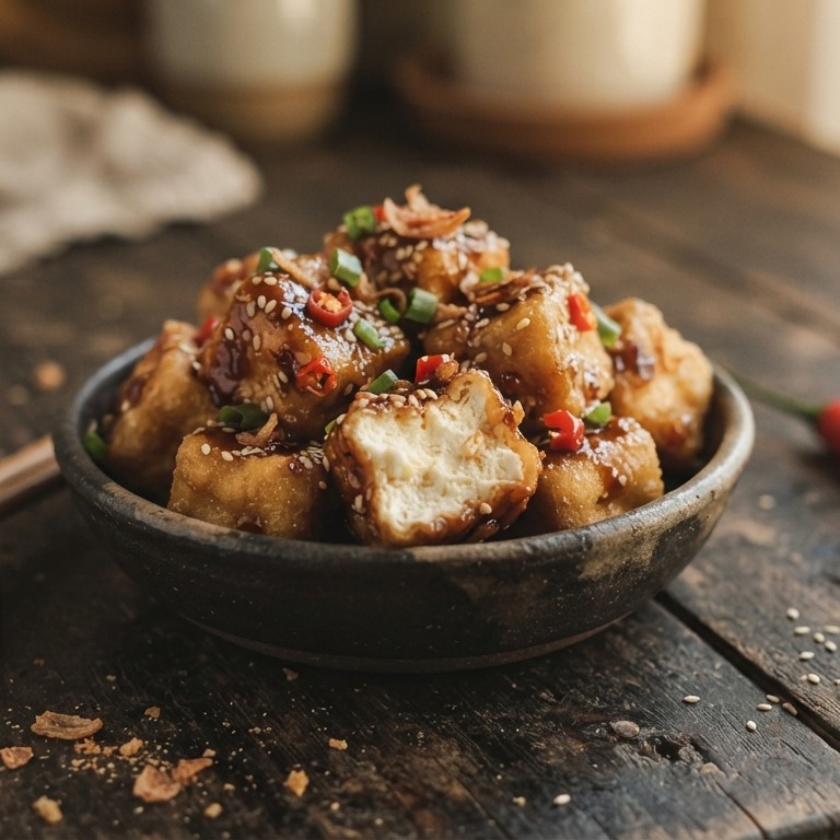 Goreng manis tahoe (gefrituurde zoete tahoe) recept