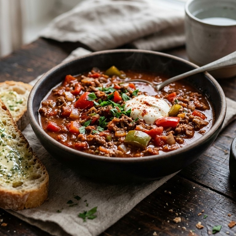 Goulash met ciabatta recept