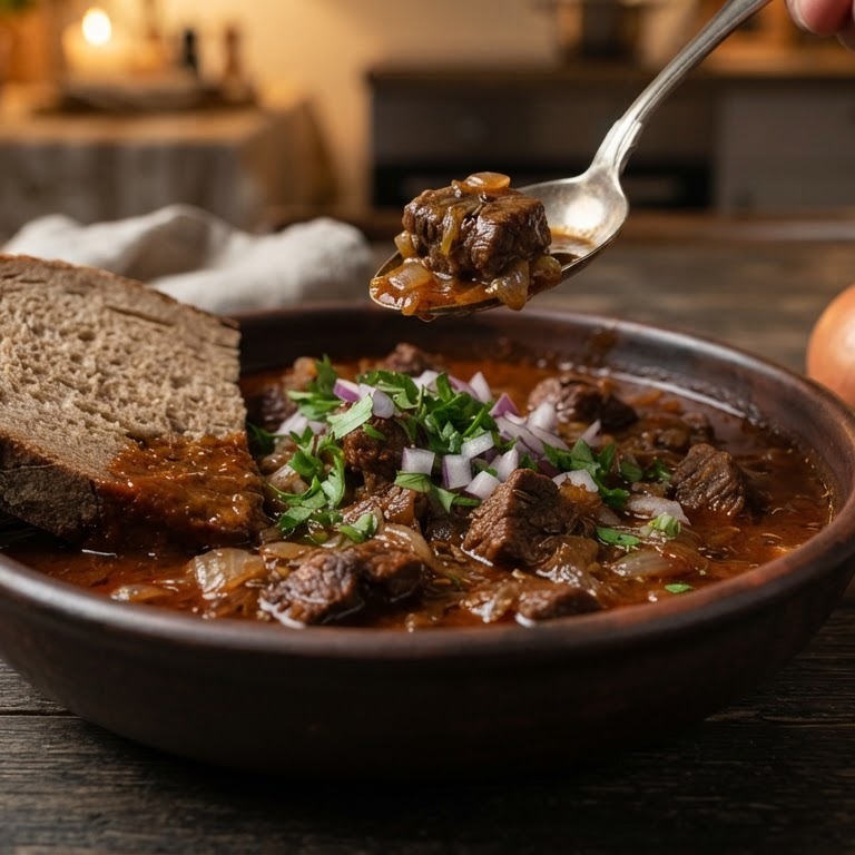 Goulash uit Tsjechië recept