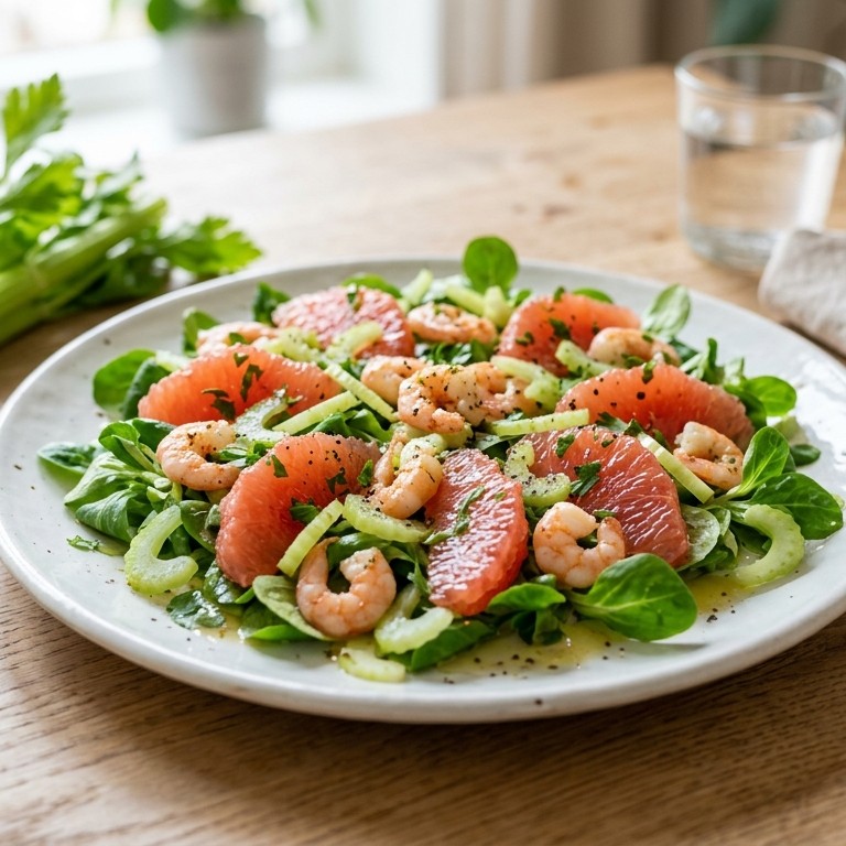 Grapefruit-garnalensalade recept