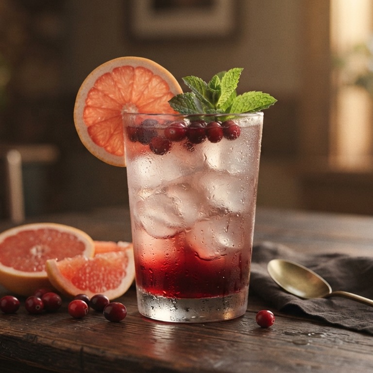 Grapefruit & granberrydrank recept