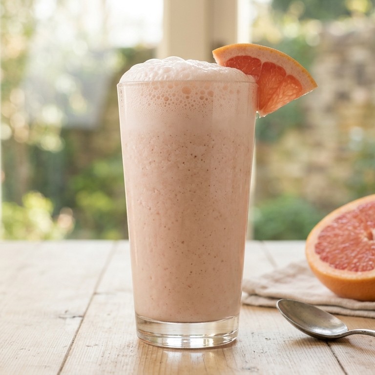 Grapefruit milkshake recept