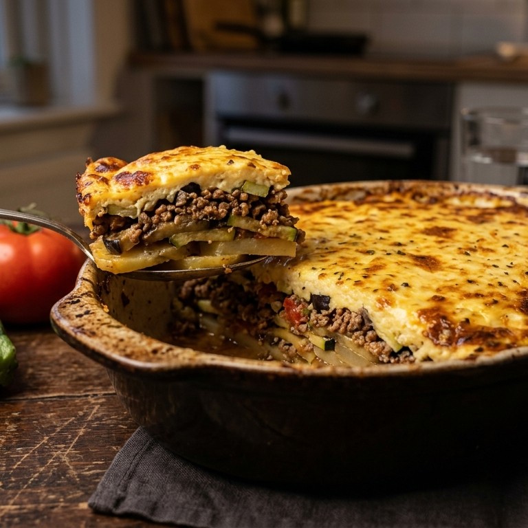 Griekse aardappelschotel recept