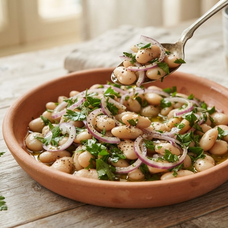 Griekse bonensalade recept