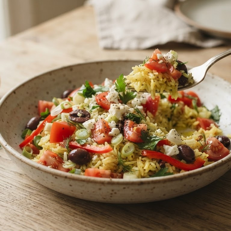 Griekse tomaten rijstsalade recept