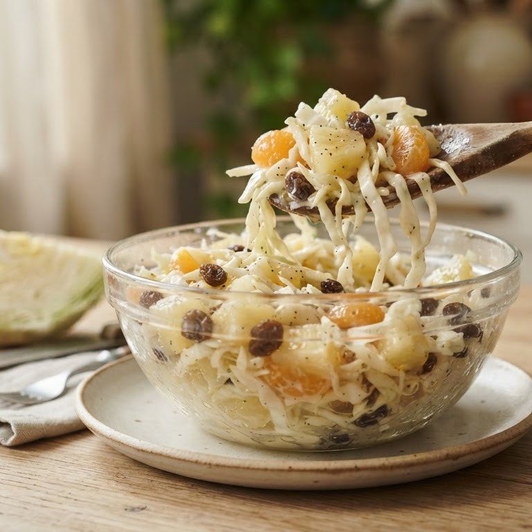 Griekse witte koolsalade recept