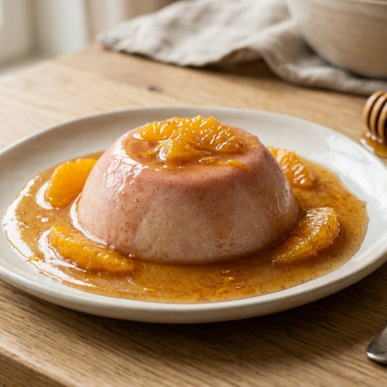 Griesmeeltoetje met sinaasappelsaus recept