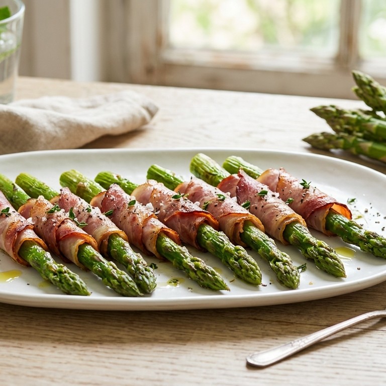 Groene asperges met ham recept