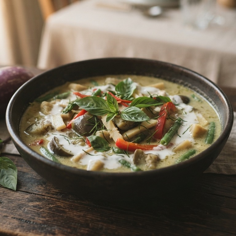 Groene  curry recept