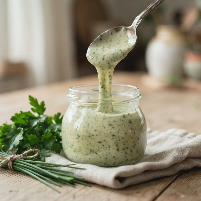 Groene kruiden dressing recept