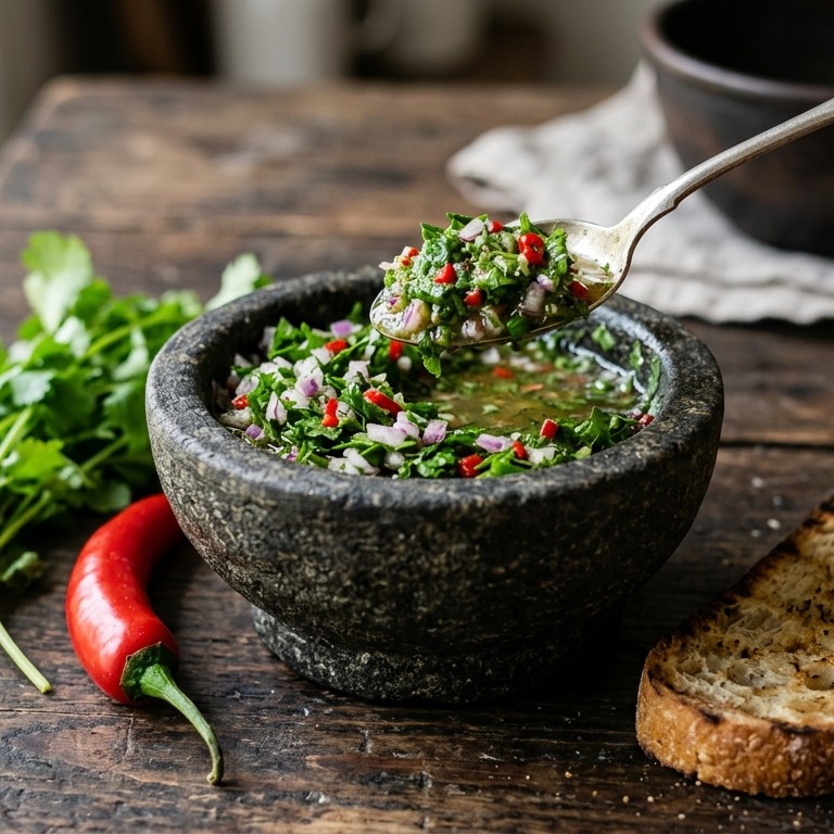 Groene kruidensalsa recept