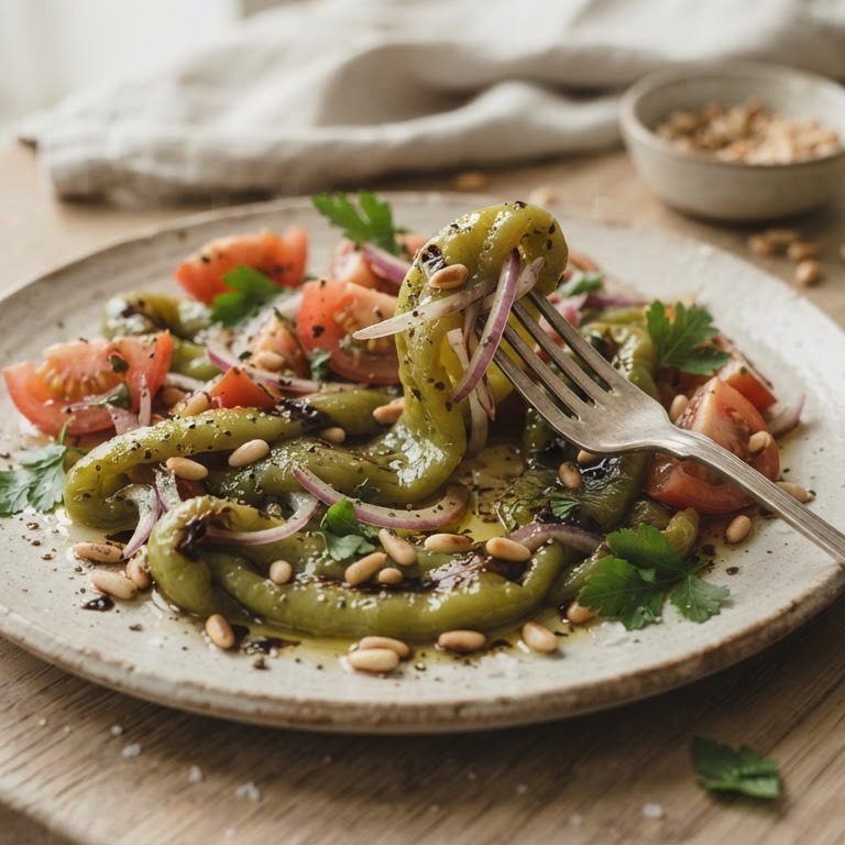 Groene paprika salade recept