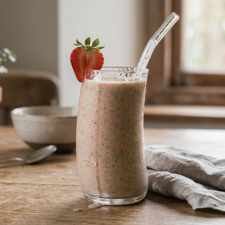 Groene smoothie: sla-aardbei-banaan recept