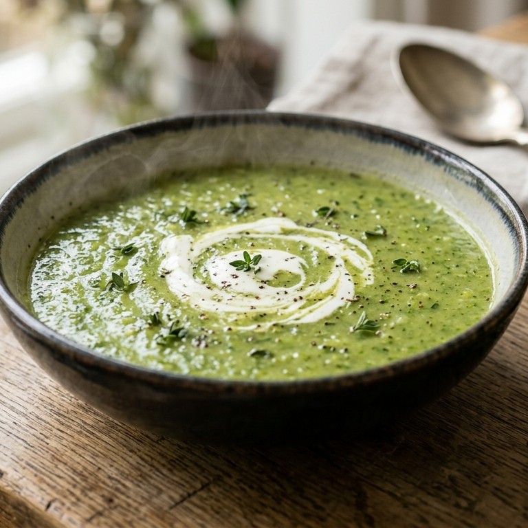 Groene soep met broccoli recept