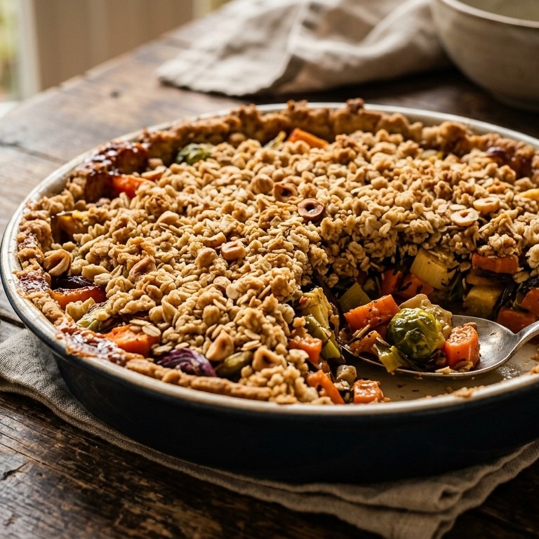 Groentekruimeltaart recept