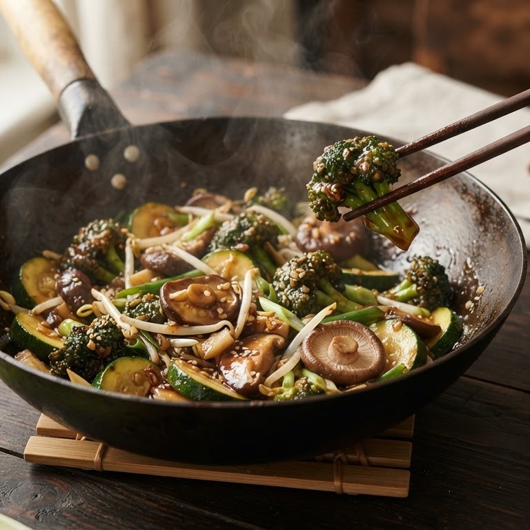 Groenten in Oestersaus recept