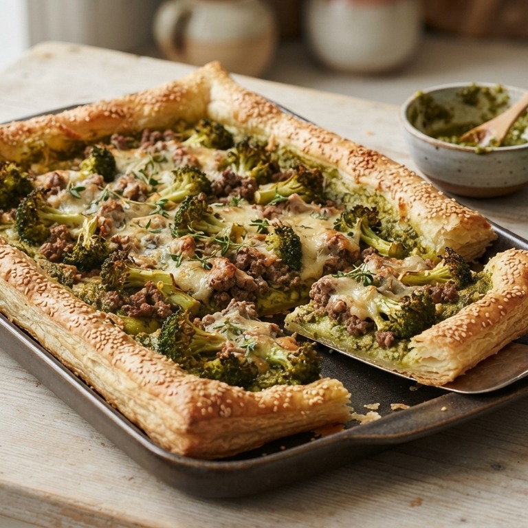 Groententaart met bladerdeeg recept
