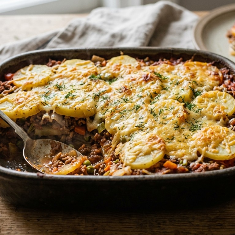 Groenteschotel met gehakt en aardappelen recept