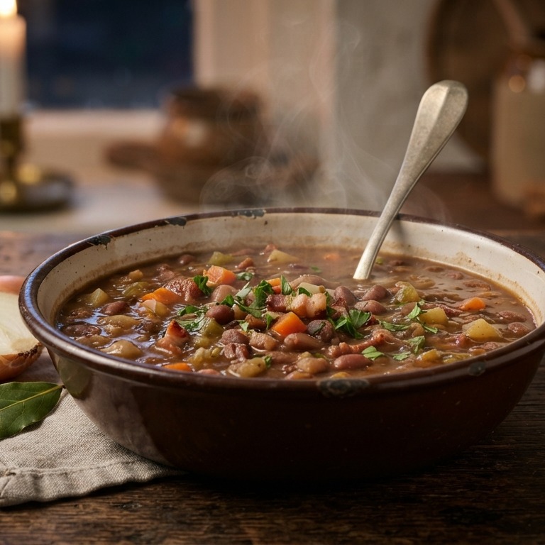 Grootmoeders bruine bonensoep recept