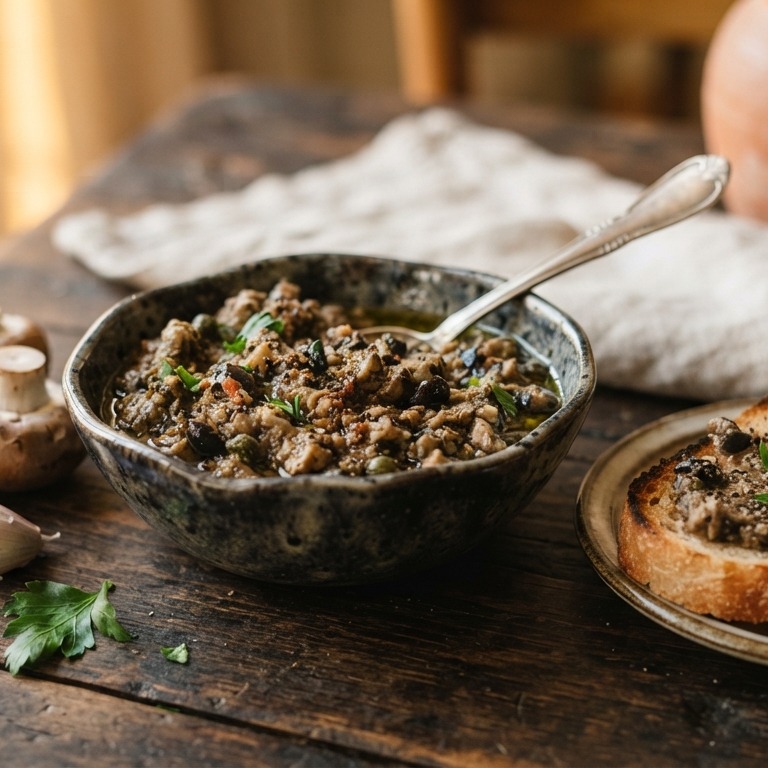 Grove paddestoelentapenade recept