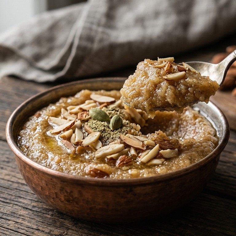 Halva van griesmeel en amandelen recept
