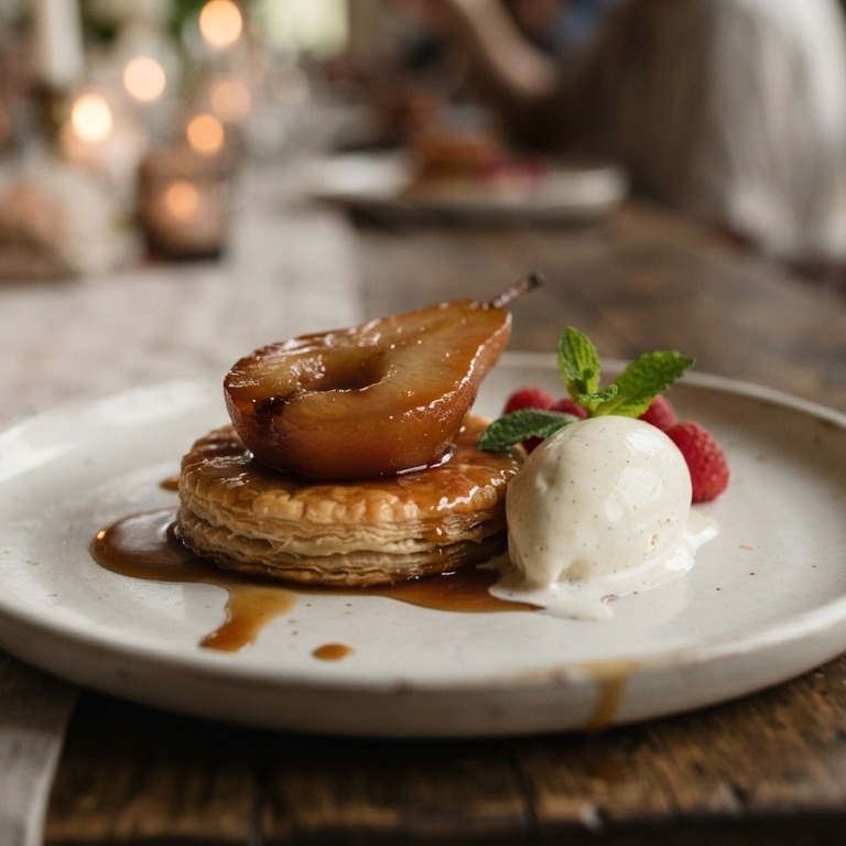 Halve peer in caramel recept