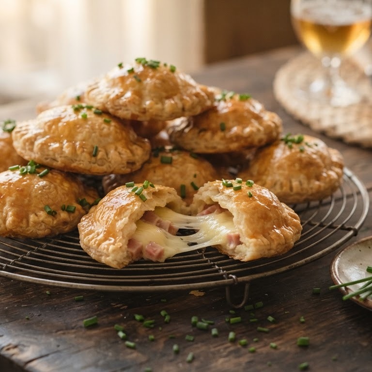Ham-kaastasjes recept