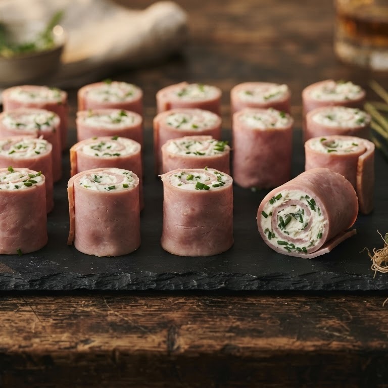 Ham met roomkaas recept