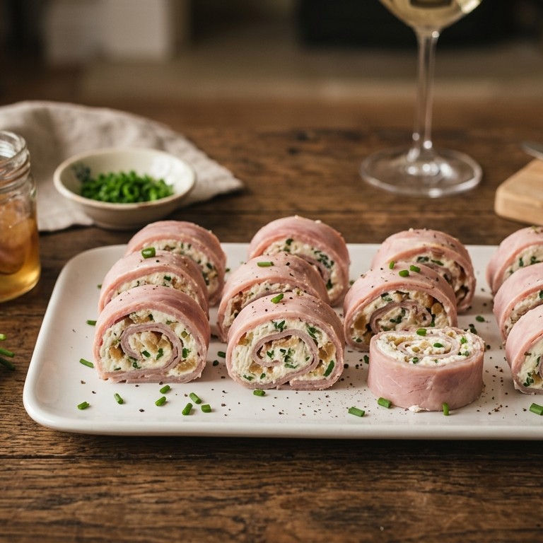 Ham-monchourolletjes recept