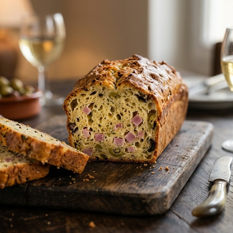Ham-olijvencake recept