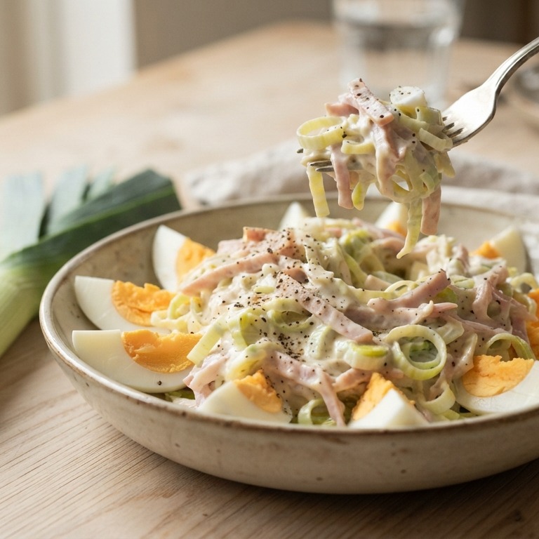 Ham-prei salade recept
