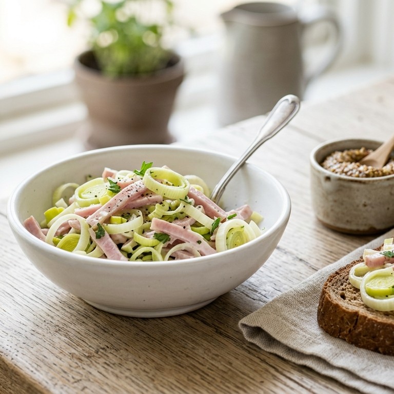 Ham-prei salade recept