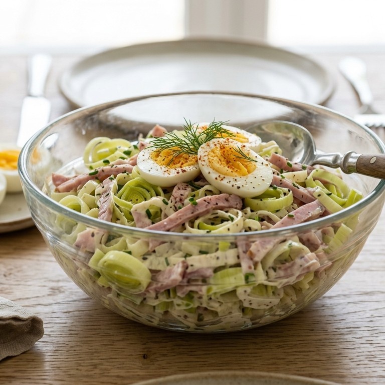 Ham-prei salade recept