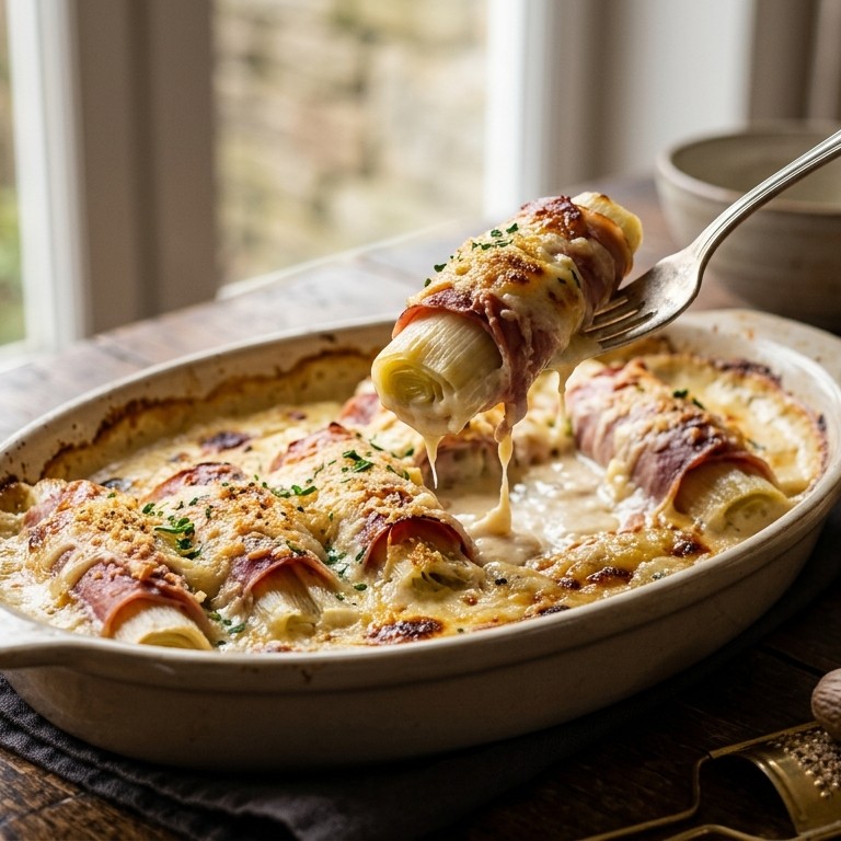 Ham-preirolletjes recept