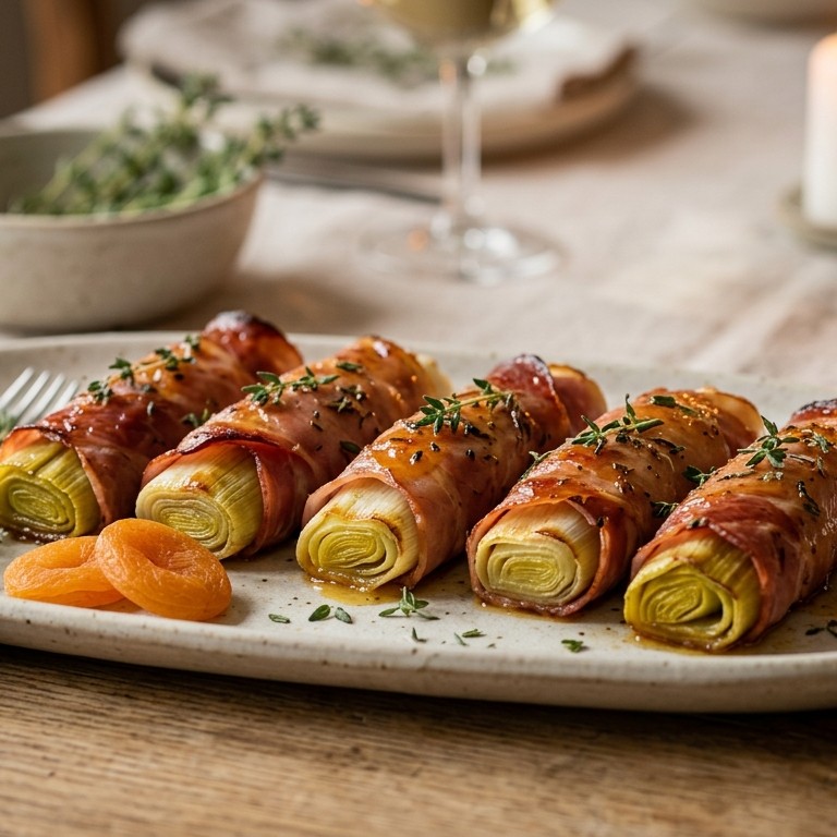 Ham-preirolletjes recept