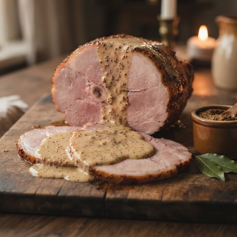 Hammetje met mosterdsaus recept