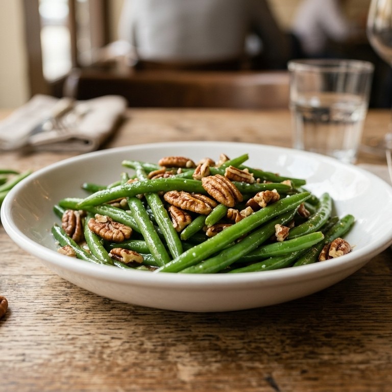 Haricot verts met pecannoten recept